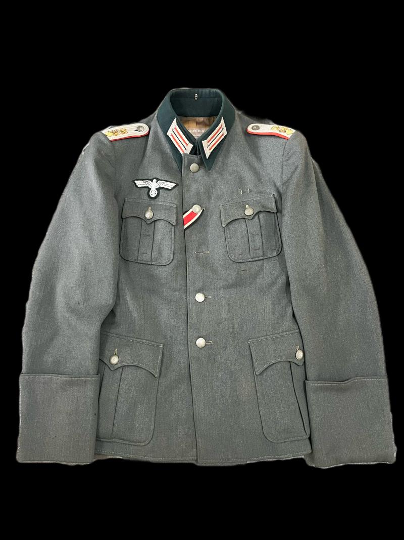 WW2 GERMAN ARTILLERY OFFICER'S TUNIC (NAMED)