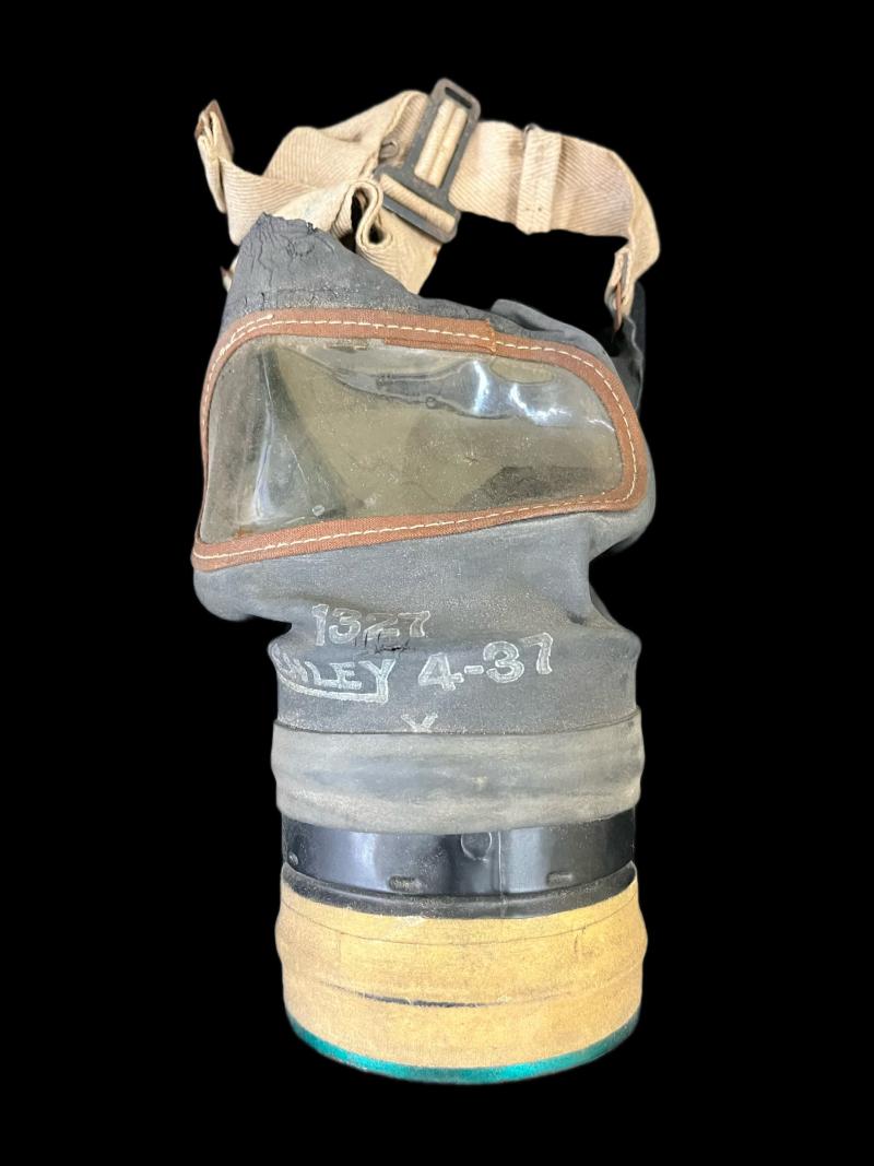 WORN WW2 BRITISH GAS MASK