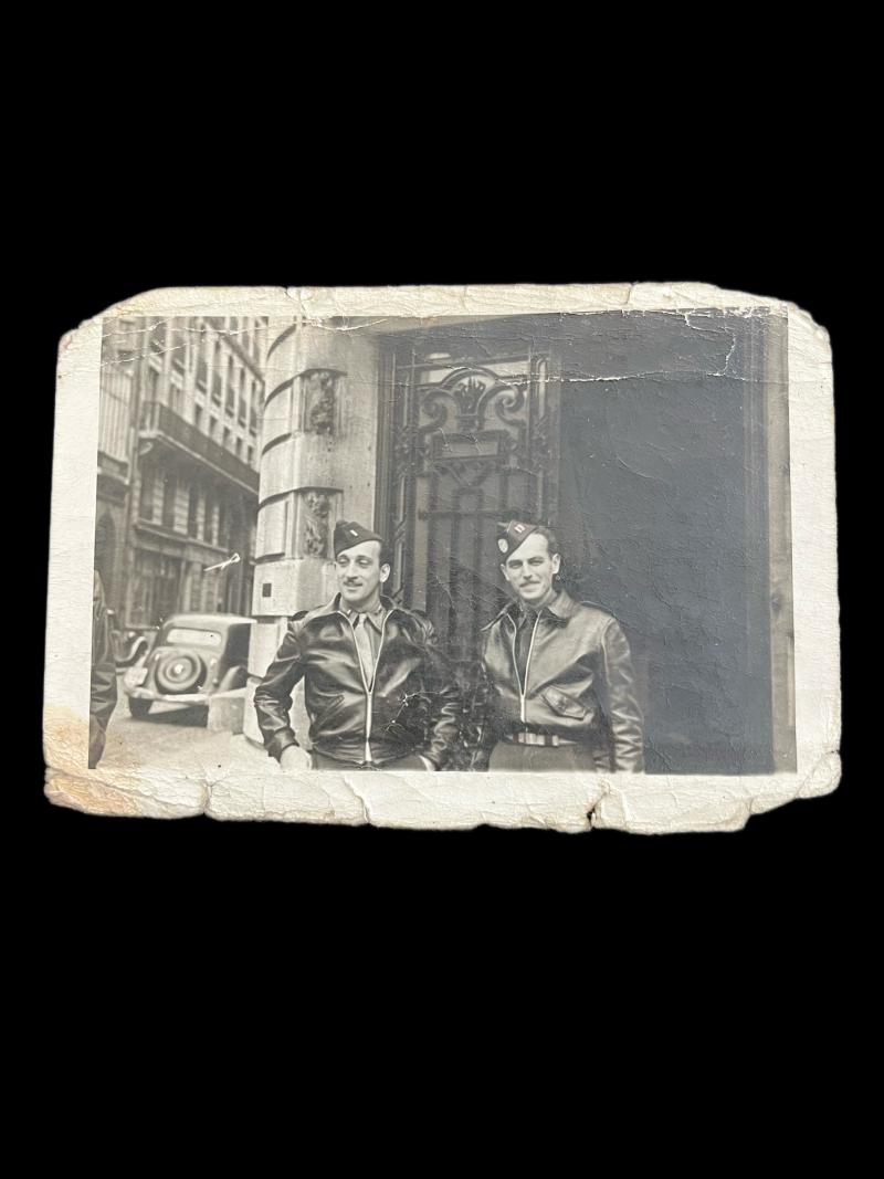 WW2 PICTURE OF 2 U.S TROOPS