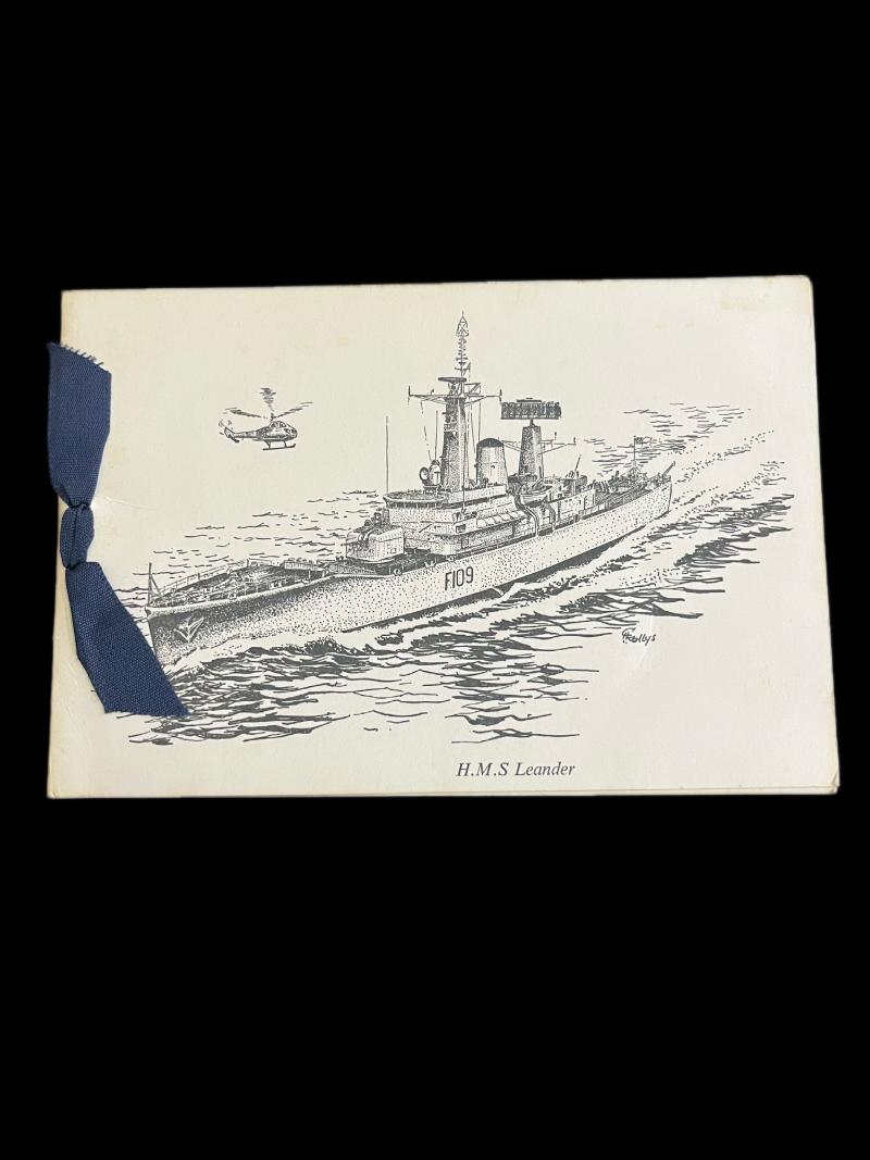 H.M.S LEANDER CHRISTMAS CARD
