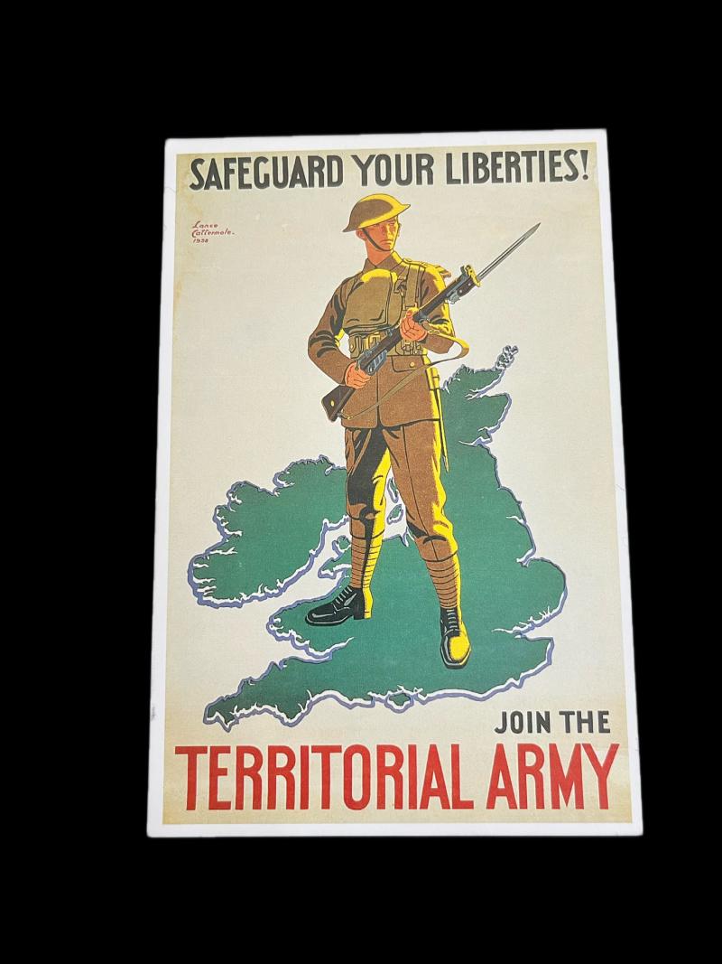 JOIN THE TERRITORIAL ARMY POSTCARD