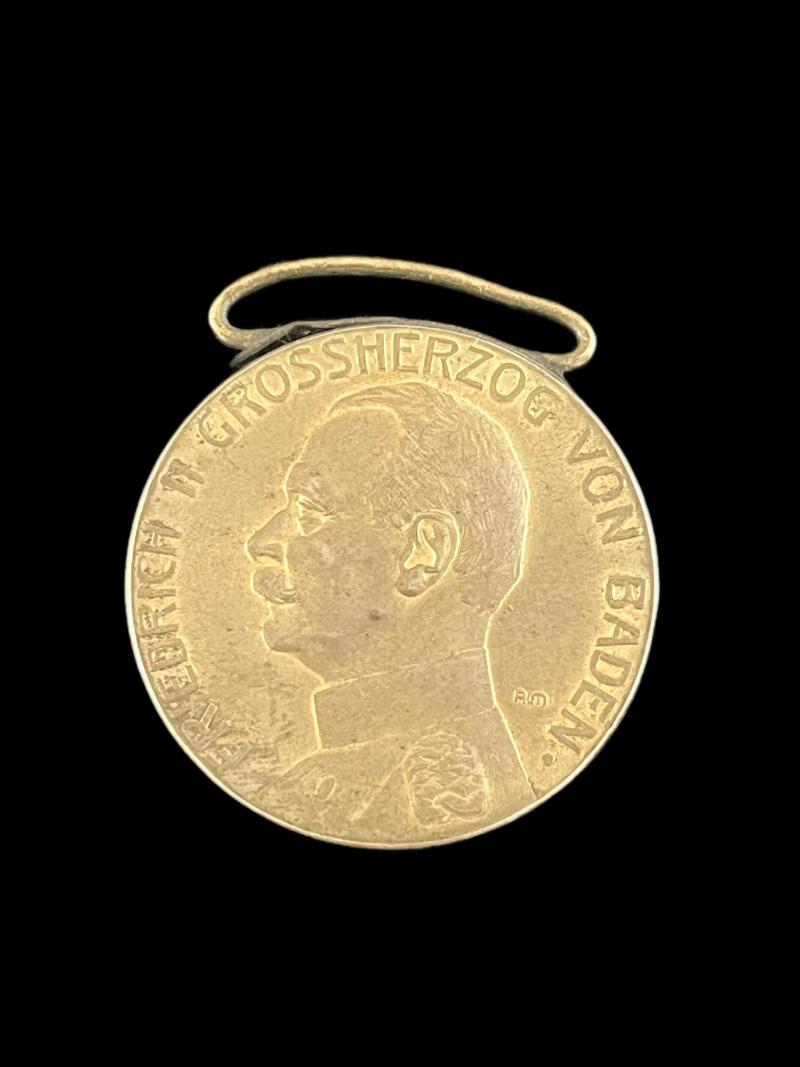WW1 GERMAN BADEN SILVER MERIT MEDAL