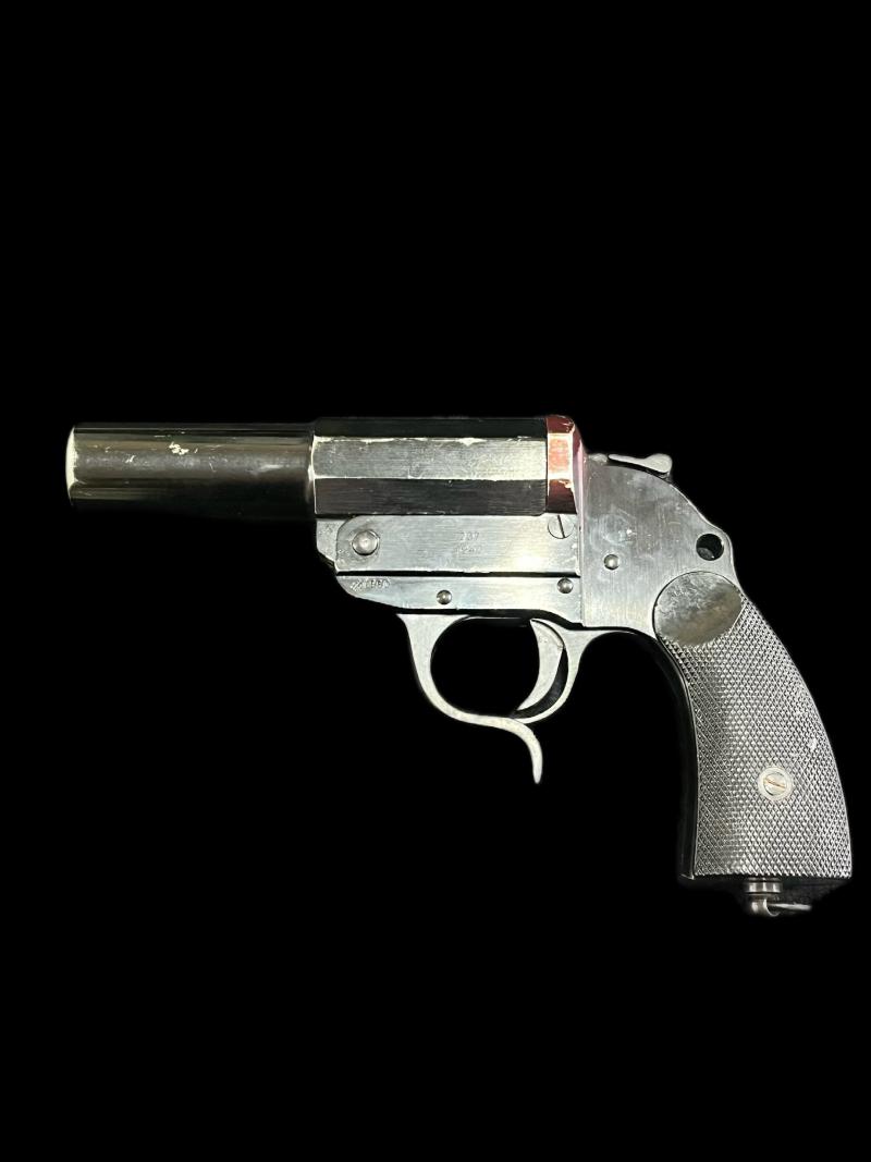 DEACTIVATED WW2 GERMAN 1940 FLARE PISTOL (237) (NEW EU DEACTIVATION)