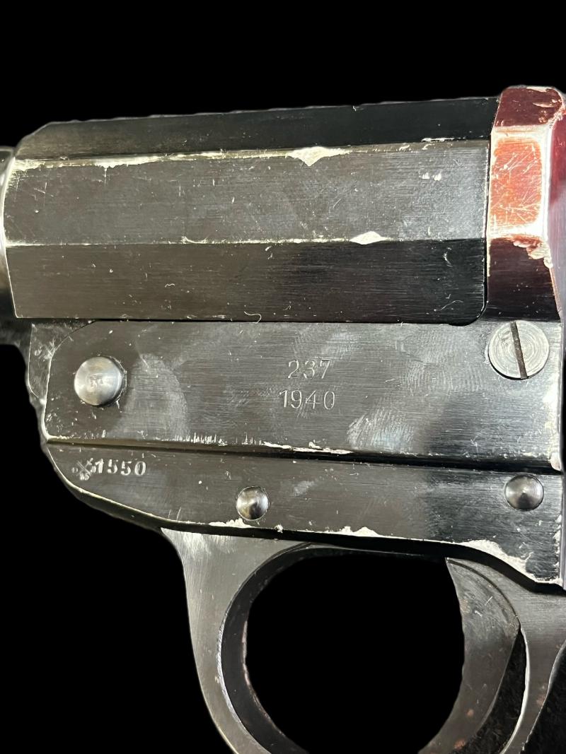 DEACTIVATED WW2 GERMAN 1940 FLARE PISTOL (237) (NEW EU DEACTIVATION)