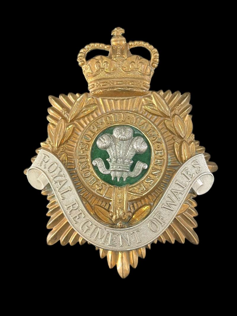 ROYAL REGIMENT OF WALES HELMET PLATE