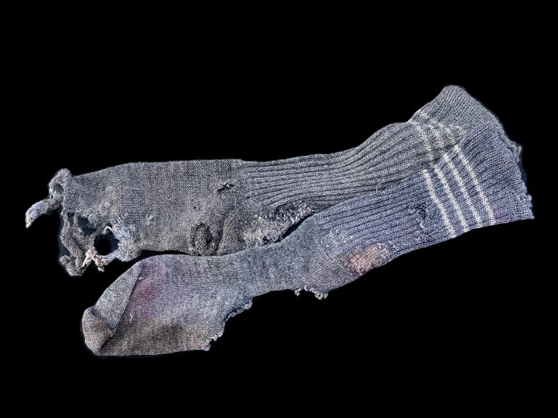 TATTY PAIR OF WW2 GERMAN SOCKS