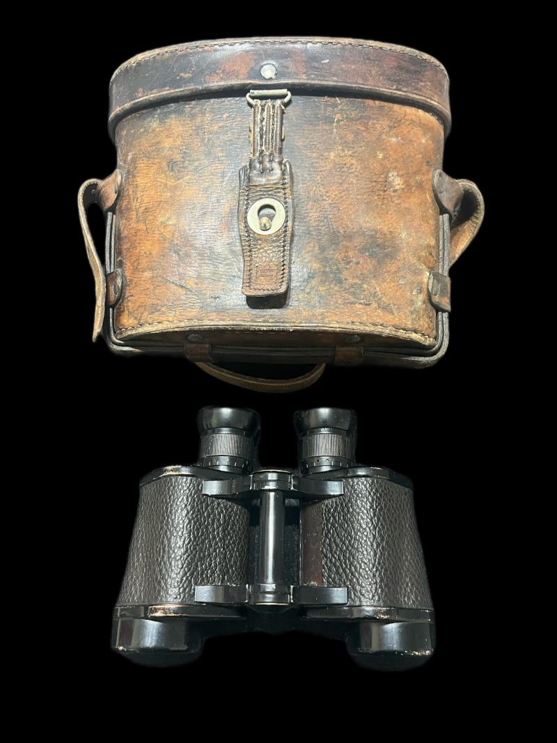 WW2 GERMAN HENSOLDT 6X30 BINOCULARS IN CASE