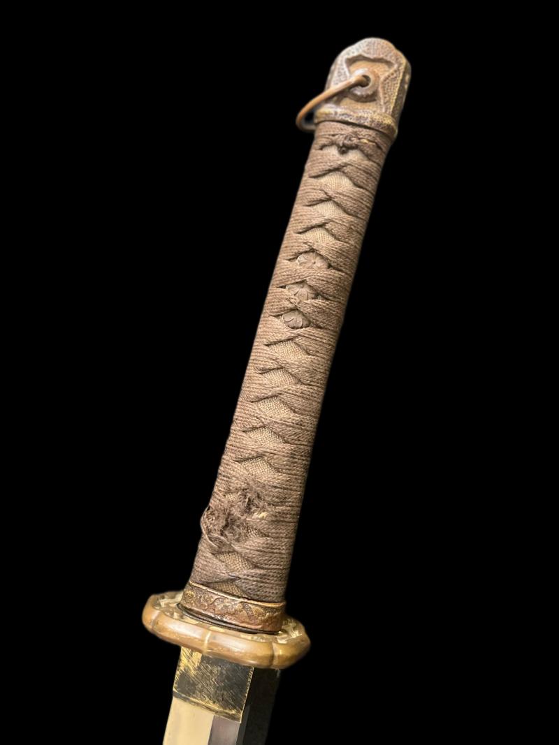 (WAS £1350) WW2 JAPANESE OFFICER'S KATANA SWORD & SCABBARD