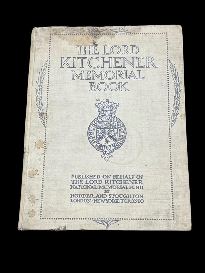 THE LORD KITCHENER MEMORIAL BOOK (HARD COVER)
