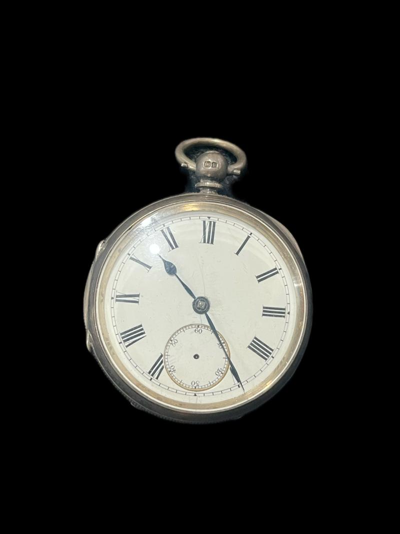 WW1 THOS SAVAGE SILVER POCKET WATCH