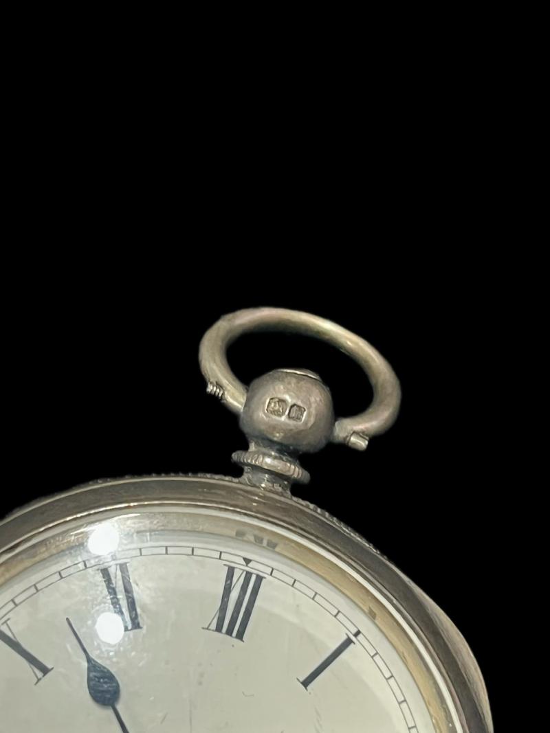 WW1 THOS SAVAGE SILVER POCKET WATCH