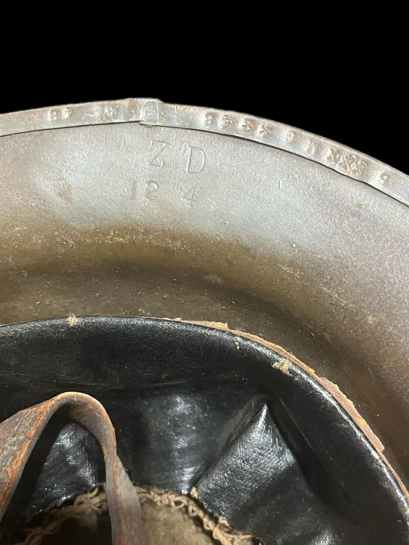 U.S. M1917 HELMET UNIT MARKED 89TH INFANTRY DIVISION