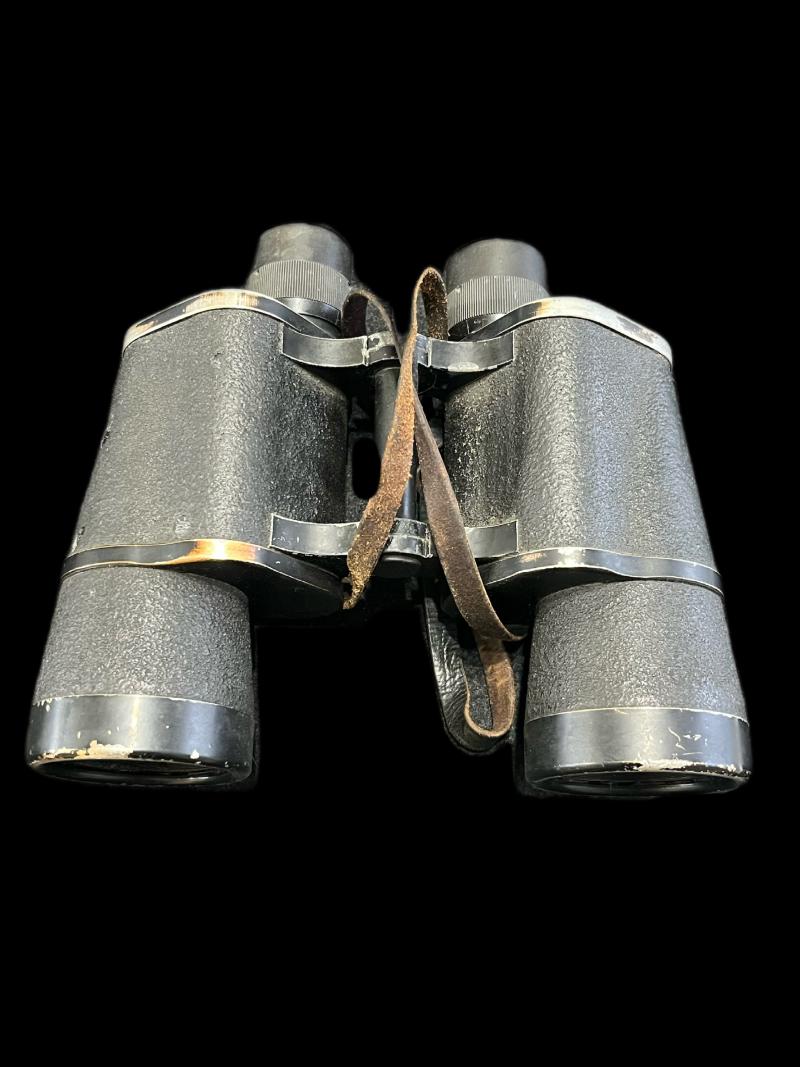 WW2 GERMAN DIENSTGLAS 7X50 BLC BINOCULARS IN CASE