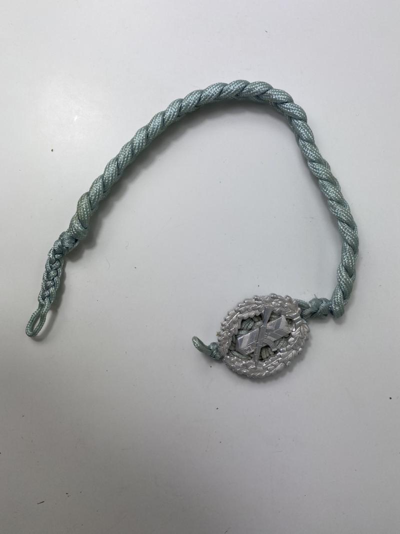 EAST GERMAN LANYARD FOR THE BORDER TROOPS