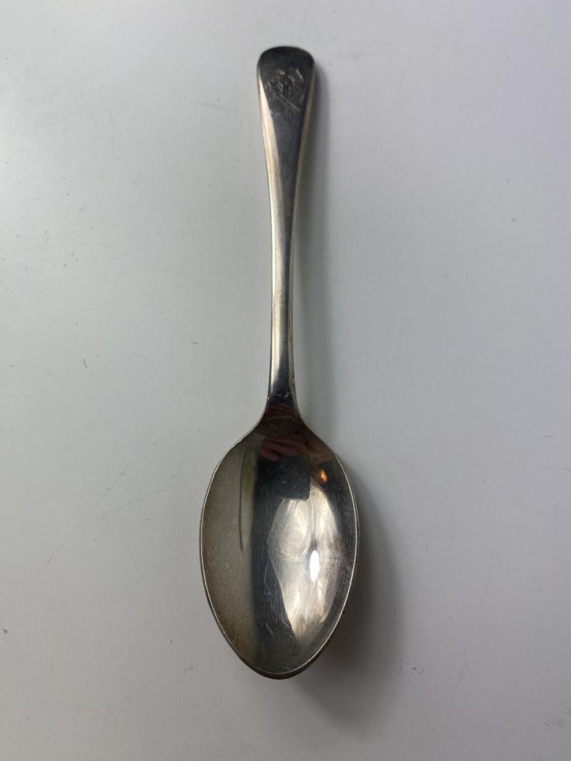 SILVER PLATED SPOON WITH PISTOLS