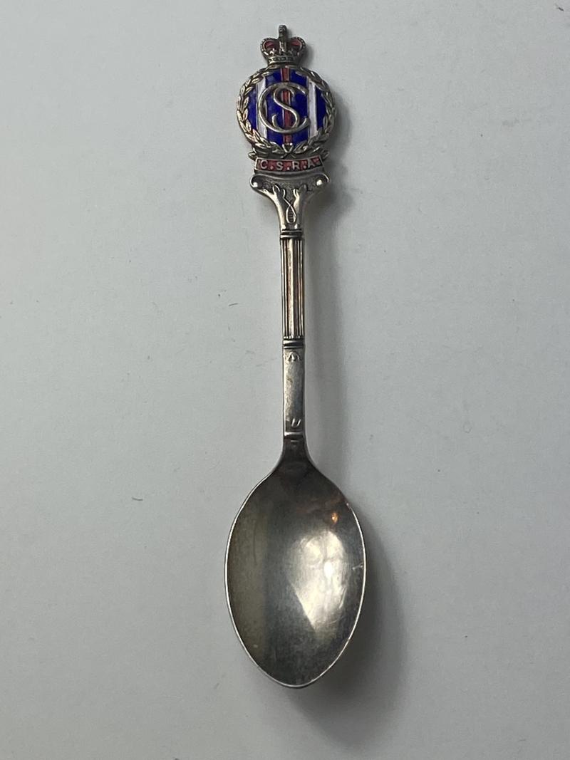 SILVER PLATED C.S.R.A SHOOTING SPOON