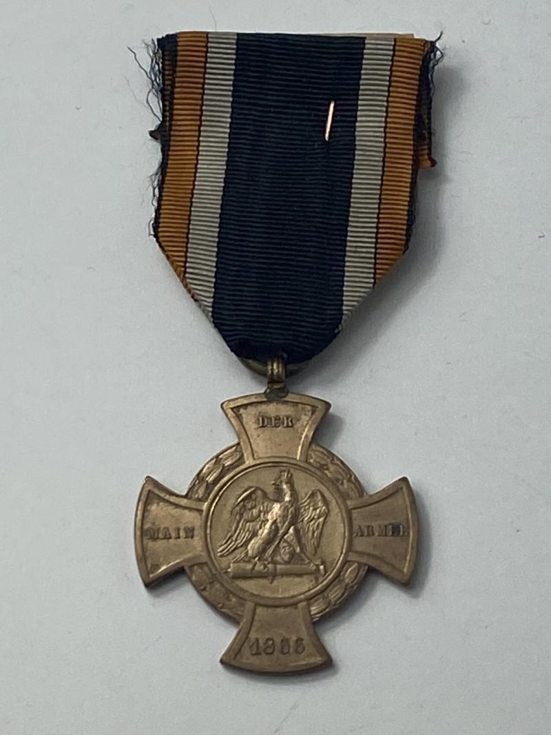 PRUSSIA DER MAIN ARMEE CROSS 1866