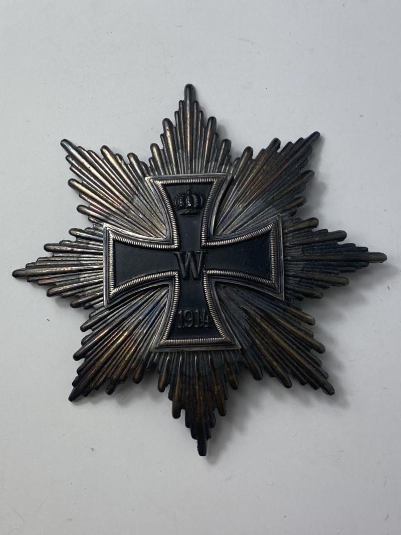 REPRODUCTION WW1 1914 IRON CROSS STAR MEDAL BADGE