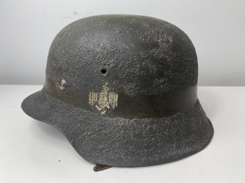 WW2 GERMAN ARMY EF64 M42 SINGLE DECAL HELMET