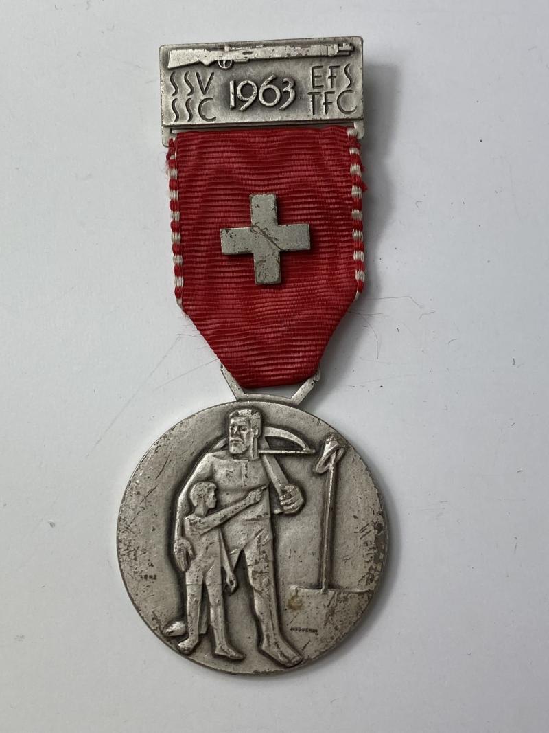 1963 SWITZERLAND SHOOTING FESTIVAL AWARD MEDAL