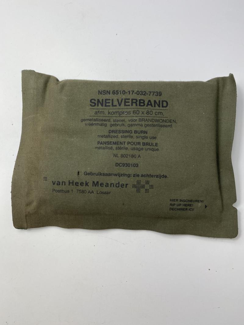 NATO DUTCH SNELVERBAND MEDICAL DRESSING