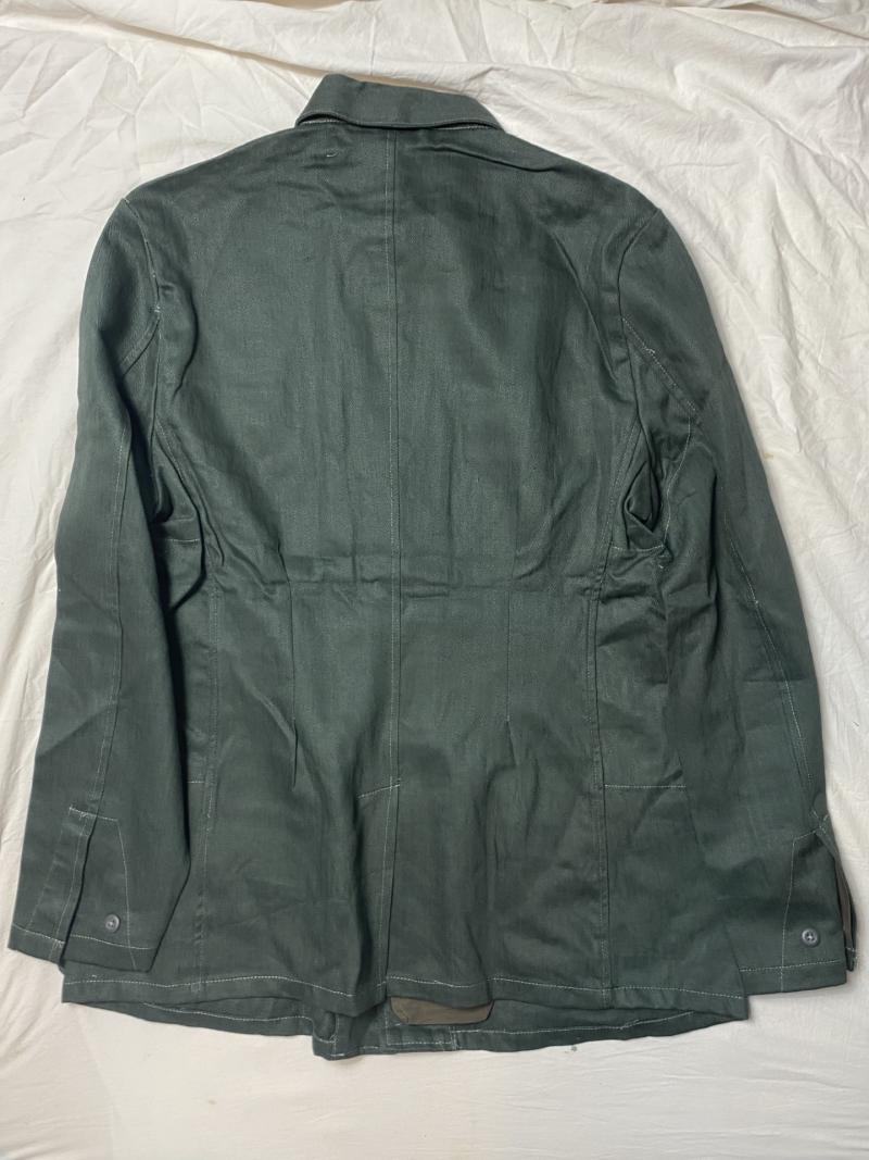 Chase Militaria | REPRODUCTION GERMAN M42 SUMMER HBT DRILL JACKET