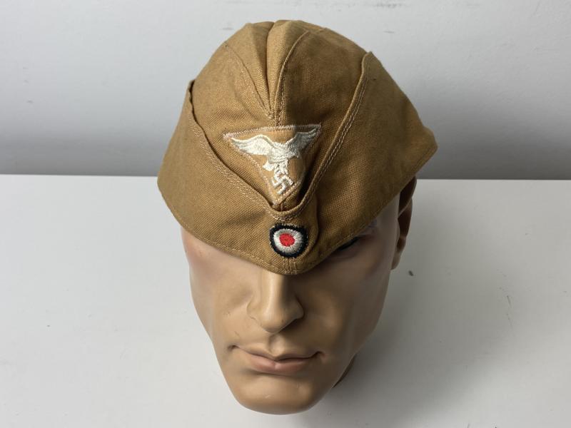 REPRODUCTION SM WHOLESALE WW2 GERMAN LUFTWAFFE TROPICAL SIDE CAP