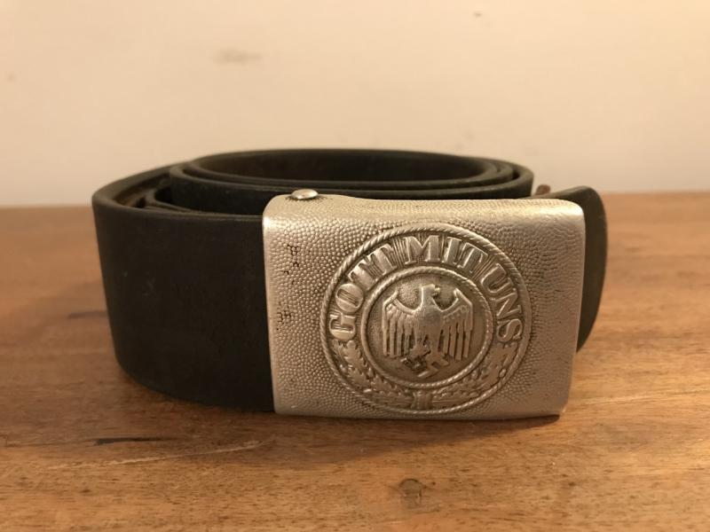 WW2 GERMAN HEER (ARMY) BELT & BUCKLE