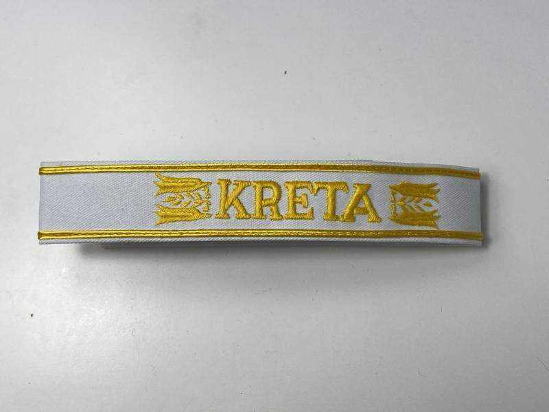 REPRODUCTION WW2 GERMAN KRETA CUFF TITLE