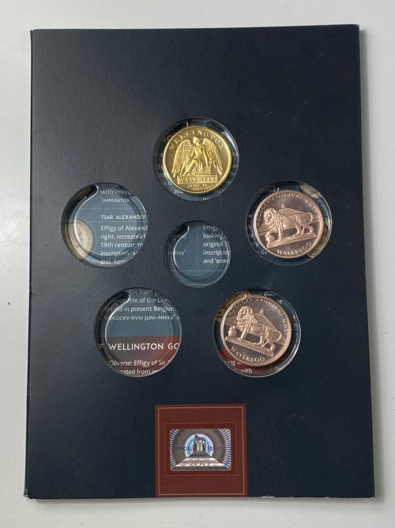 THE BATTLE OF WATERLOO COIN COLLECTION