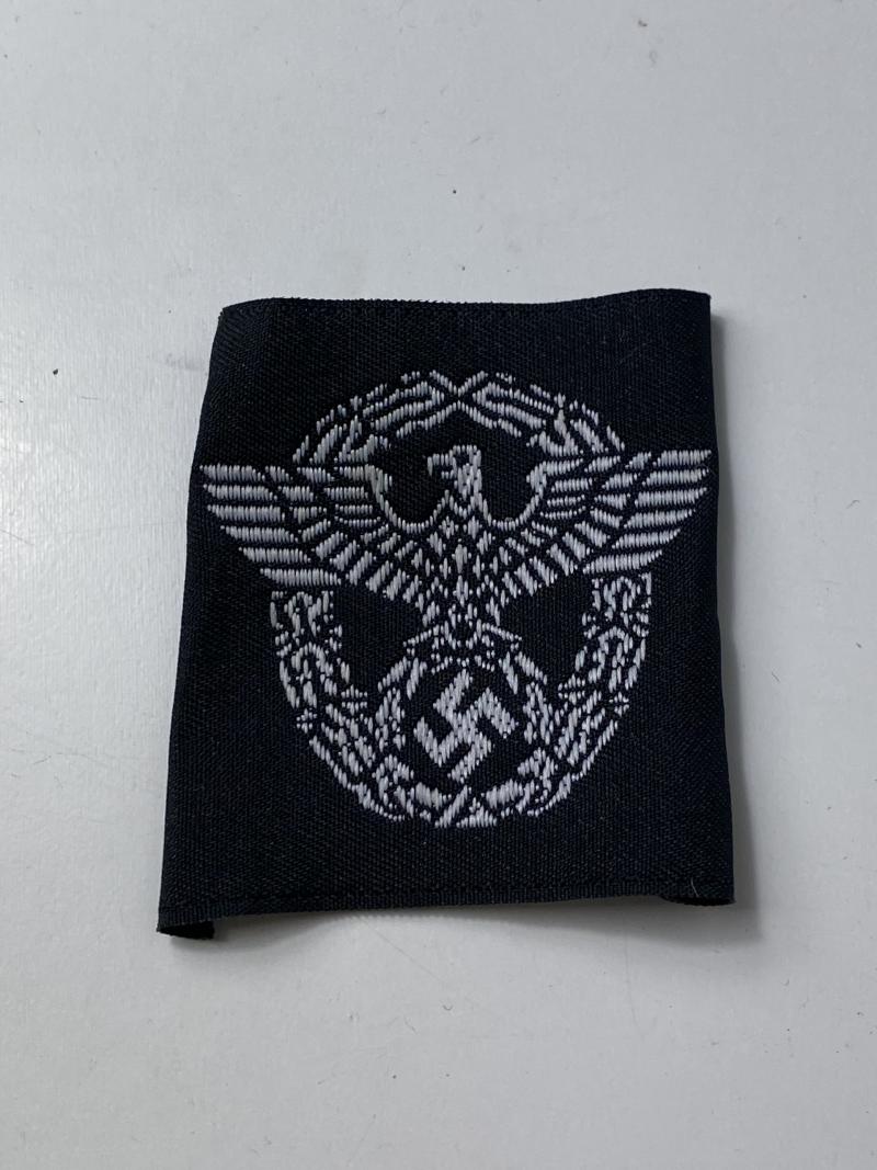 REPRODUCTION WW2 GERMAN SS POLICE CAP BADGE INSIGNIA