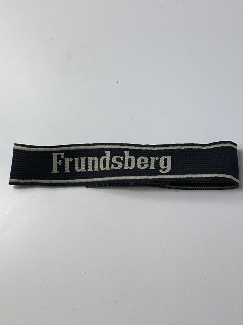 REPRODUCTION WW2 GERMAN FRUNDSBERG CUFF TITLE