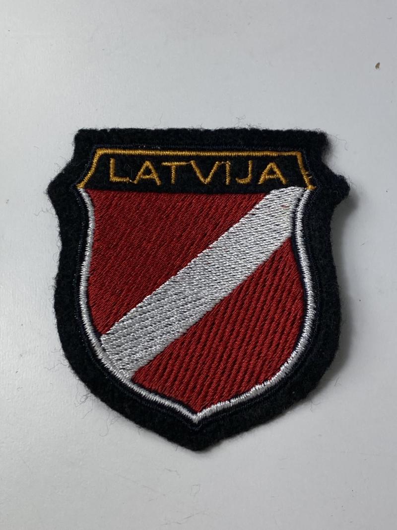 REPRODUCTION WW2 GERMAN LATVIJA (LATVIA) SHIELD