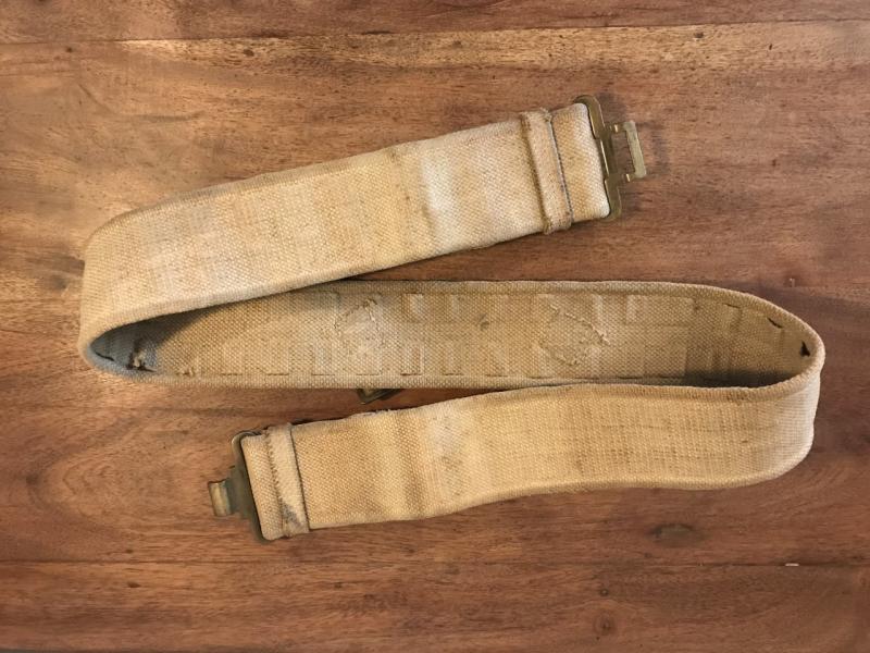 WW2 BRITISH 37 PATTERN WAR ECONOMY BELT