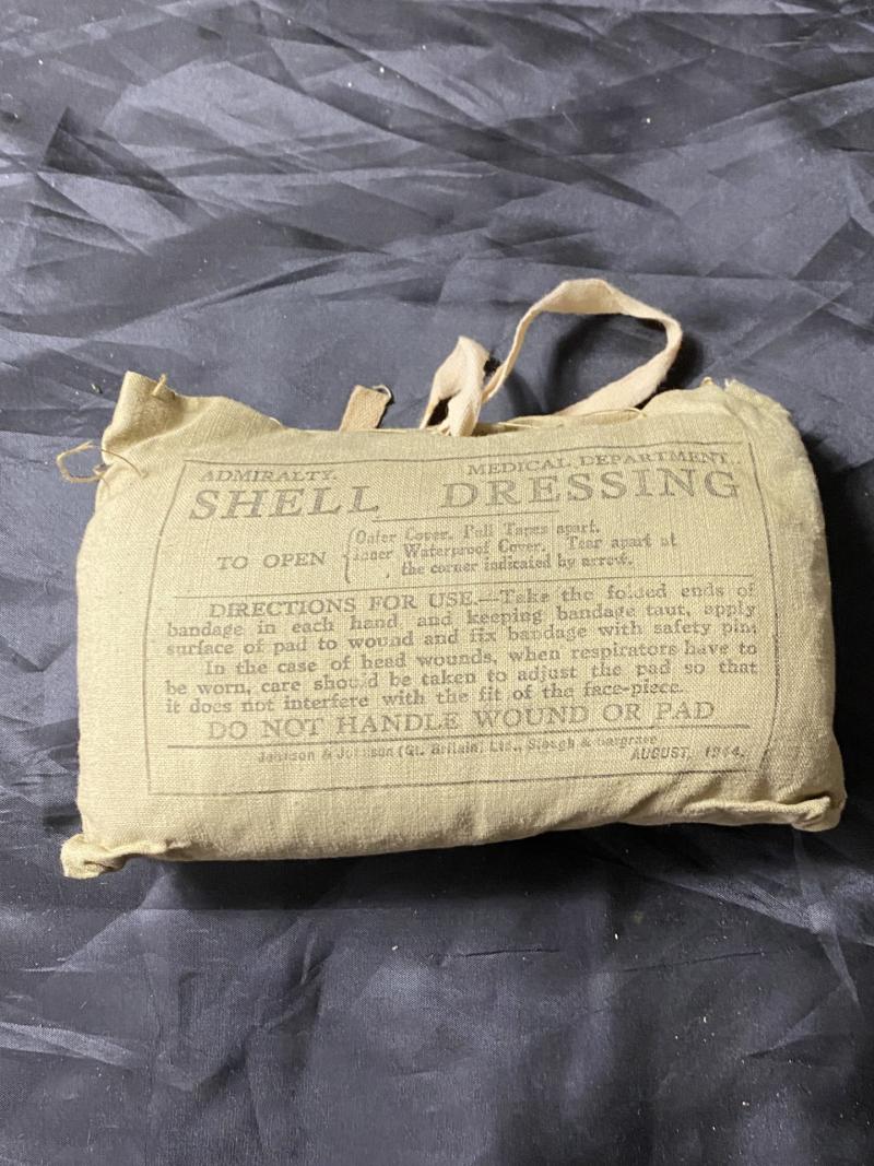 WW2 BRITISH ADMIRALTY SHELL DRESSING