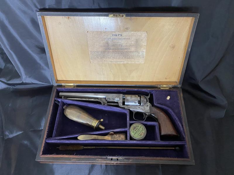 RARE OBSOLETE 1853 DATED LONDON COLT REVOLVER (MATCHING)