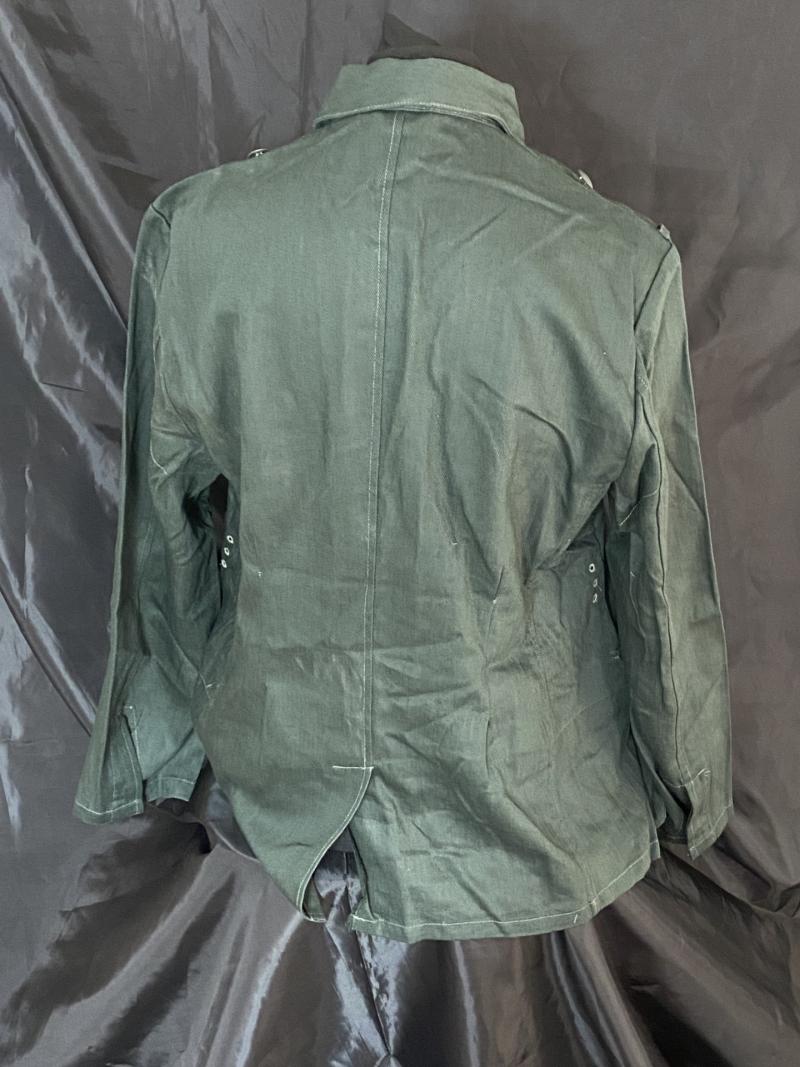 Chase Militaria | REPRODUCTION GERMAN M42 SUMMER HBT DRILL JACKET