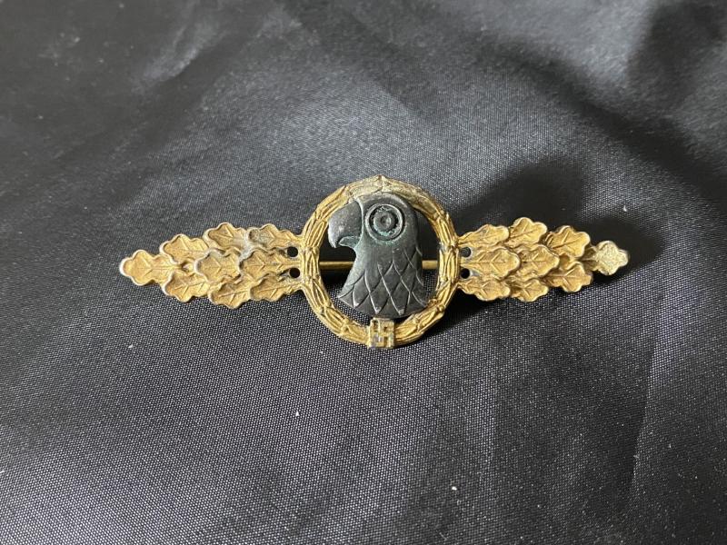 WW2 GERMAN LUFTWAFFE RECONNAISSANCE FLIGHT CLASP IN GOLD