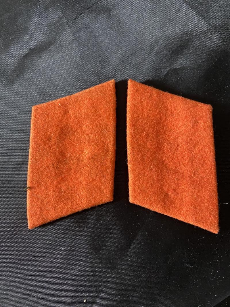Chase Militaria WW2 GERMAN LUFTWAFFE FIELD POLICE DIVISION COLLAR PATCHES