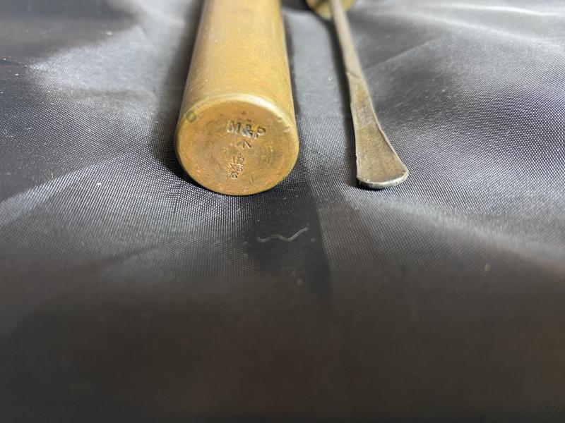 Chase Militaria BRITISH ENFIELD BRASS OIL BOTTLE