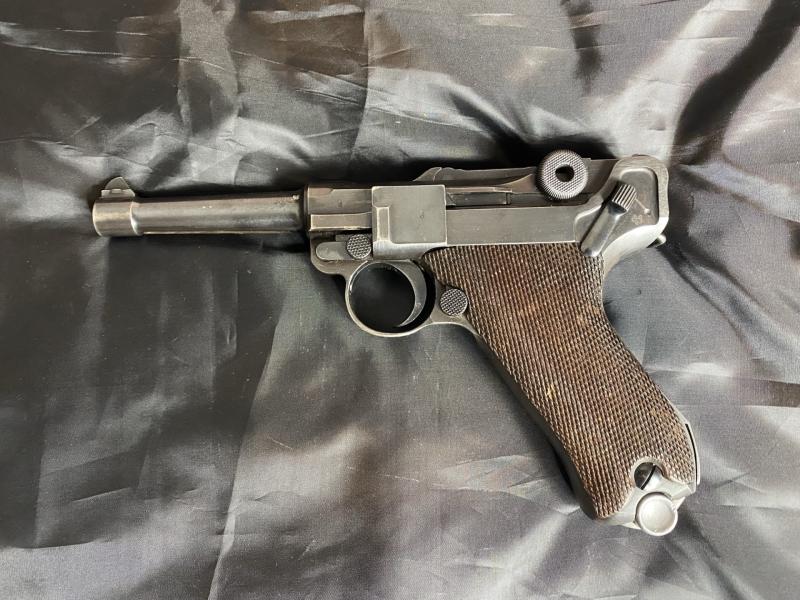 WW2 GERMAN 1938 DATED KRIEGSMARINE NO.6 LUGER (MATCHING) (PRE EU/UK DEACTIVATION)