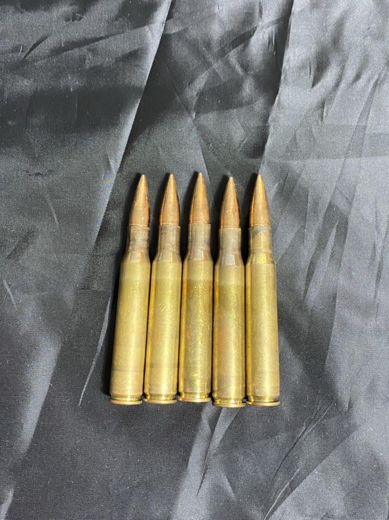 5 X .30-06 INERT ROUNDS