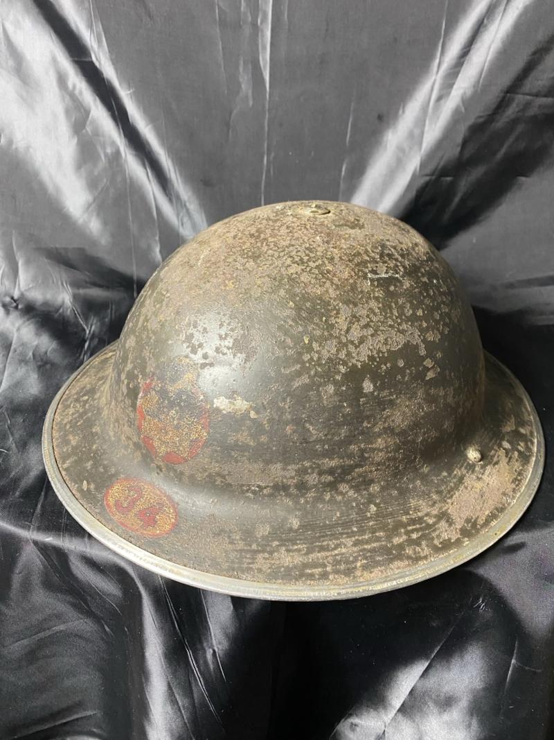 WW2 BRITISH NATIONAL FIRE SERVICE MK.II HELMET