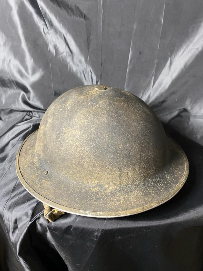 WW2 BRITISH ARMY CAMO HELMET