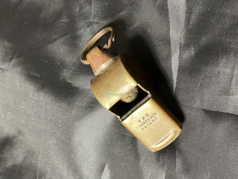 WW1 BRASS WHISTLE