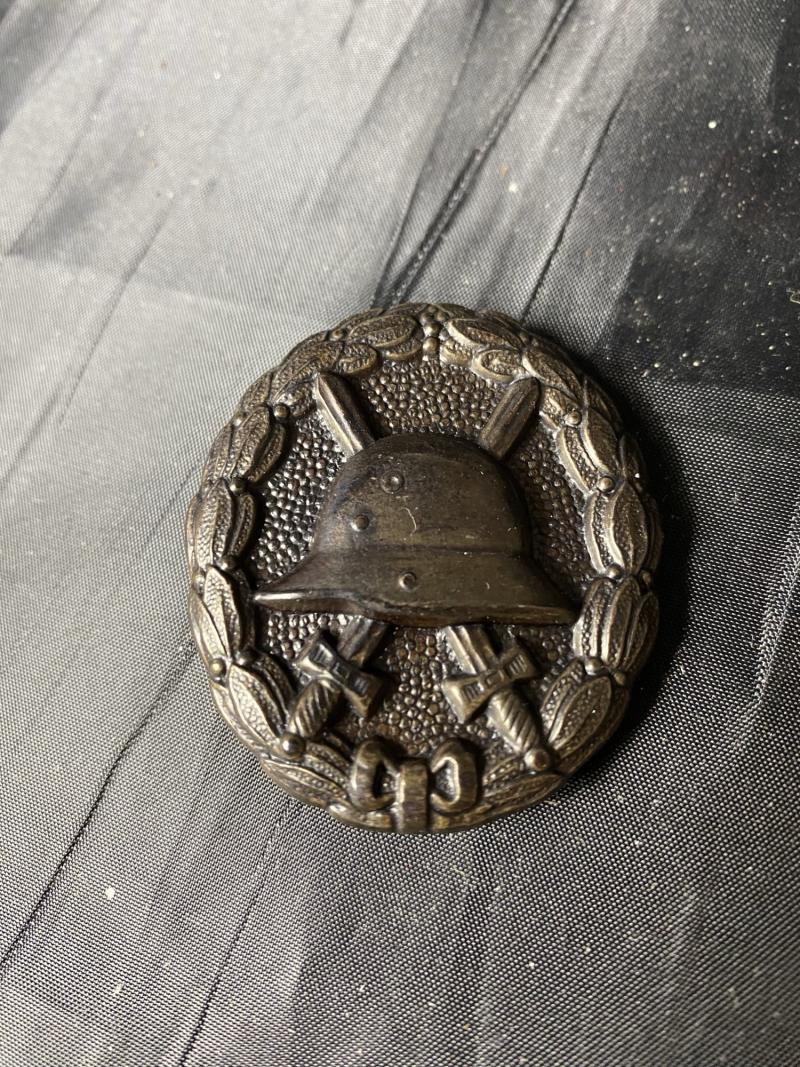 WW1 GERMAN WOUND BADGE (BLACK)