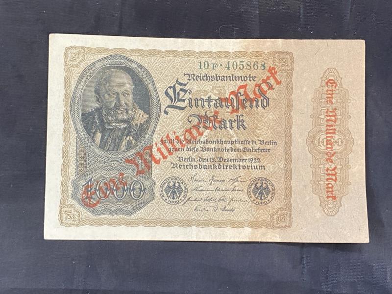 1000 MARK REICHSBANKNOTE