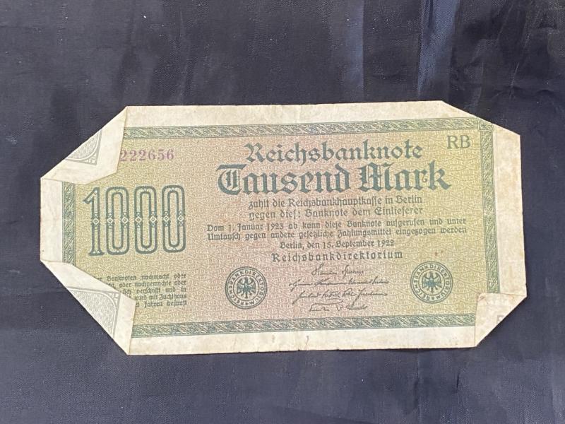 1000 MARK REICHSBANKNOTE