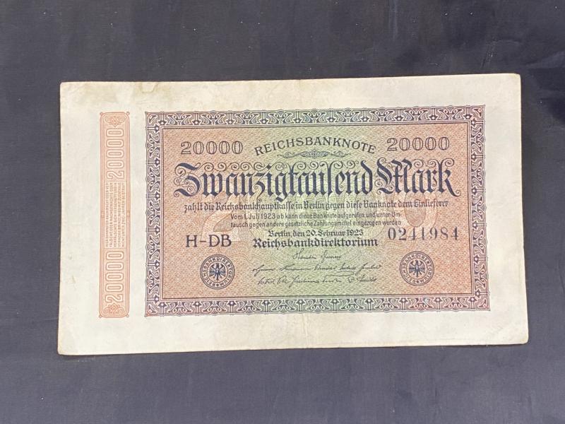 20000 MARK REICHSBANKNOTE