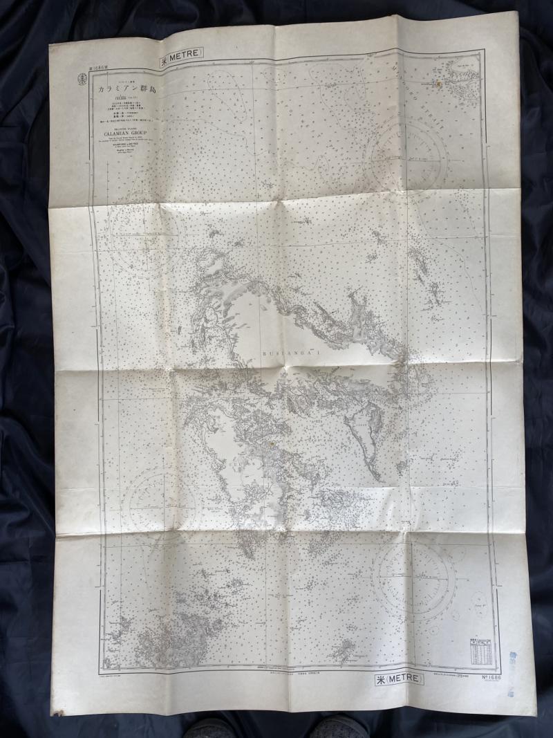 JAPANESE NO.1686 MAP OF THE PHILIPPINE ISLANDS